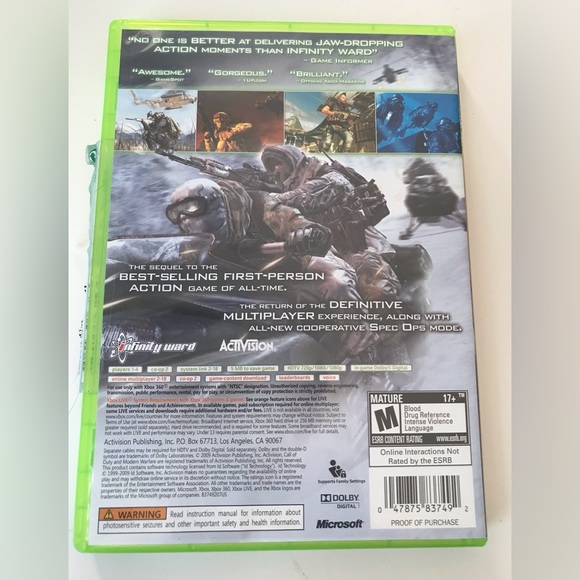 Call of Duty: Modern Warfare 2 Xbox 360 (Without Instructions) - Picture 2 of 3